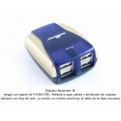 Hub de bolsillo USB 2.0 con 4 puertos